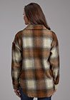 Load image into Gallery viewer, Roper | Women&#39;s Herringbone Brown Plaid Shacket
